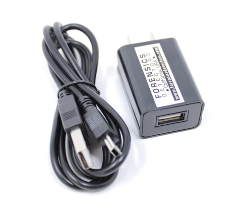 Power Supply & Cable | USB Mini - Forensics Detectors Forensics Detectors