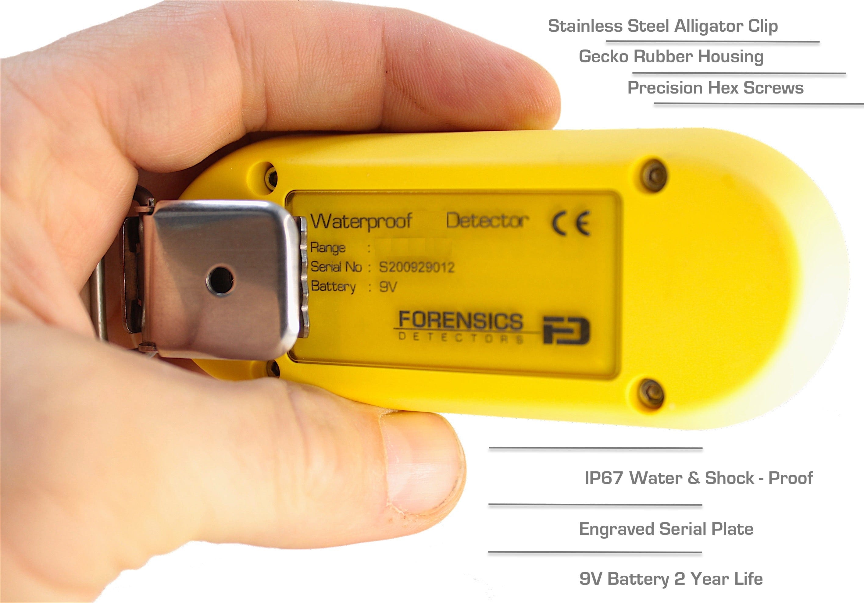 Carbon Monoxide Meter | Waterproof | USA NIST Calibration