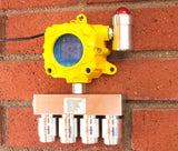 4 Gas Meter Detector | Wall Mount | USA NIST Calibration Forensics Detectors