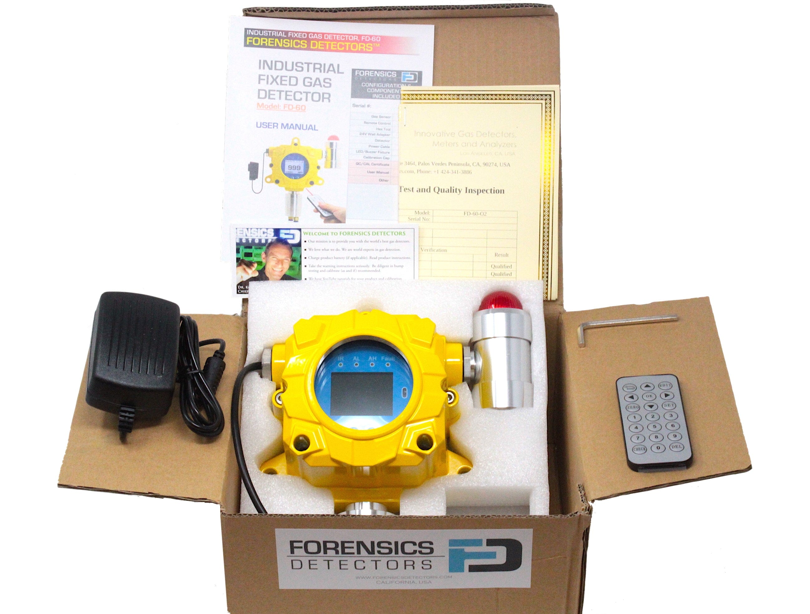 Combustibles Detector EX LEL | Wall Mount | USA NIST Calibration